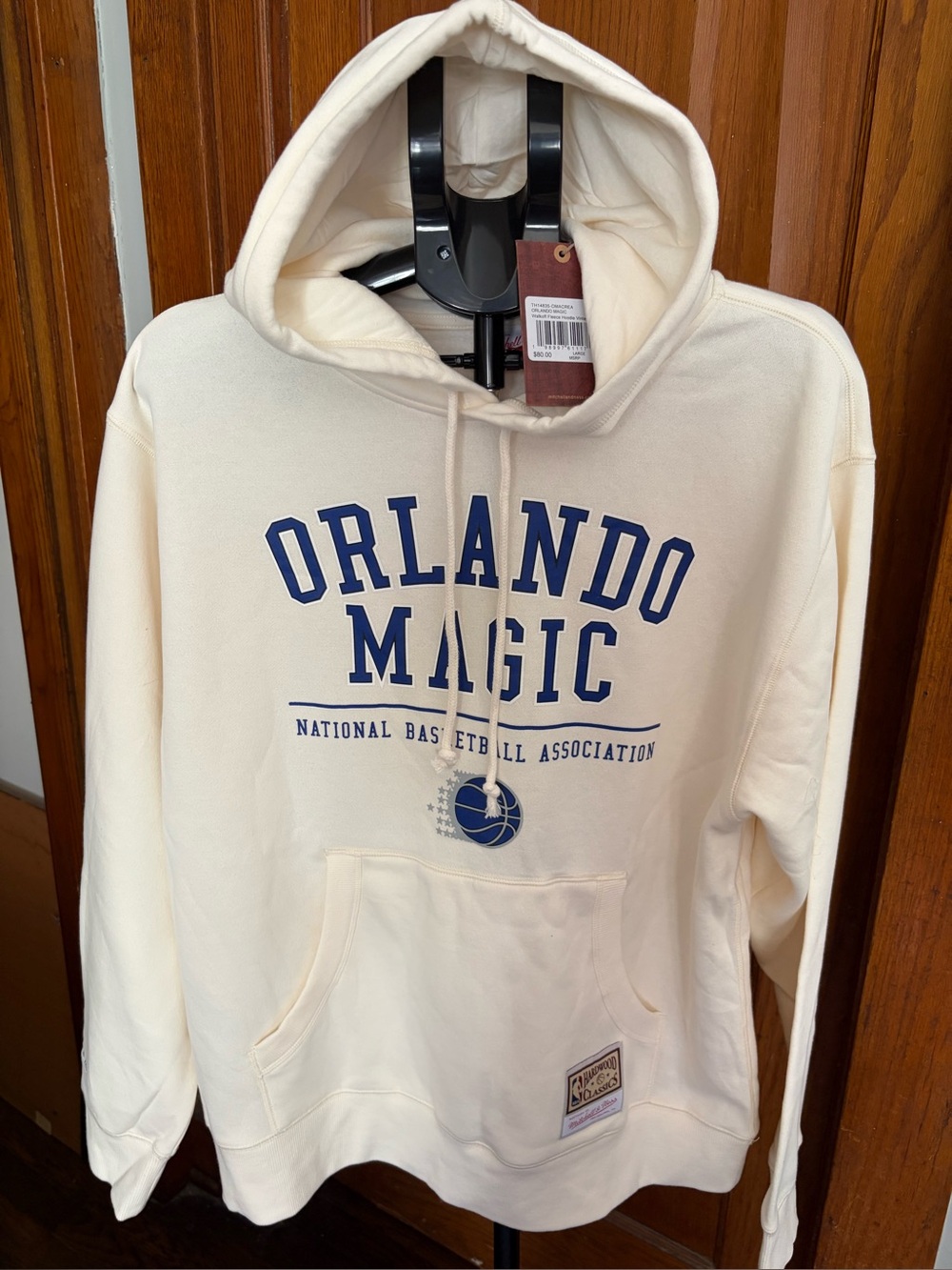 Mitchell & Ness Orlando Magic Hardwood Classics Hoodie Large NWT NBA